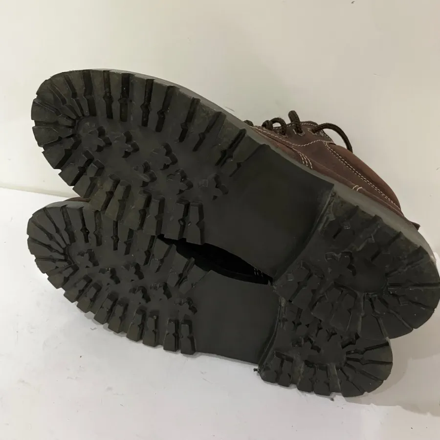 نیم بوت چرم قهوه ای خارجی