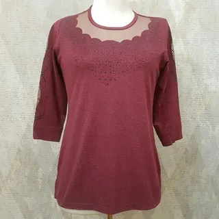 بلوز تریکو آستین سه ربع