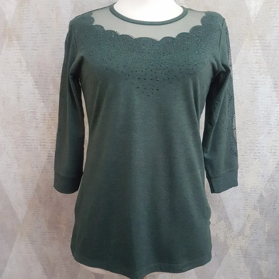 بلوز تریکو آستین سه ربع