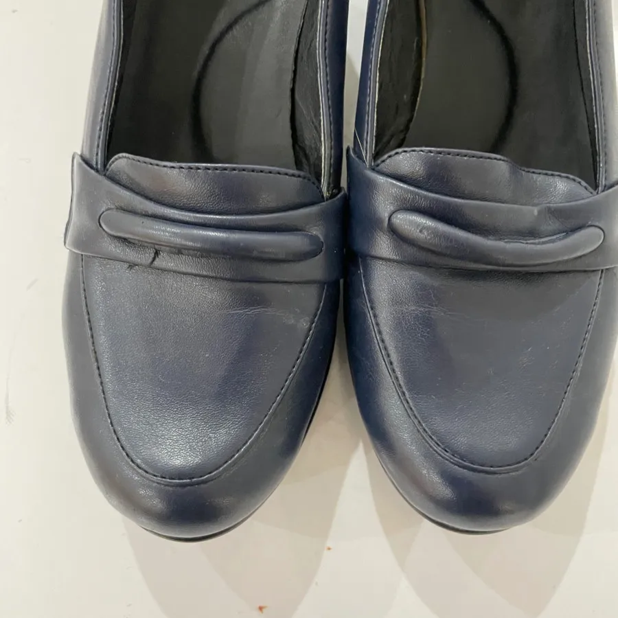 کفش سورمه ای طبی چرم 37