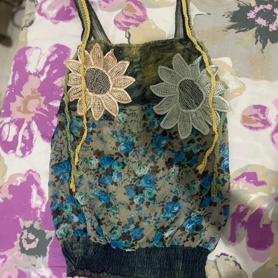 تاپ طرح آفتابگردون جین