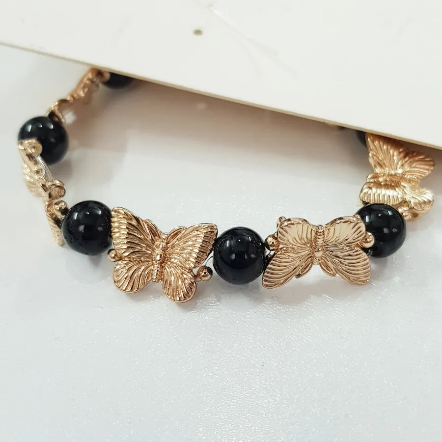 دستبند کشی پروانه طلایی