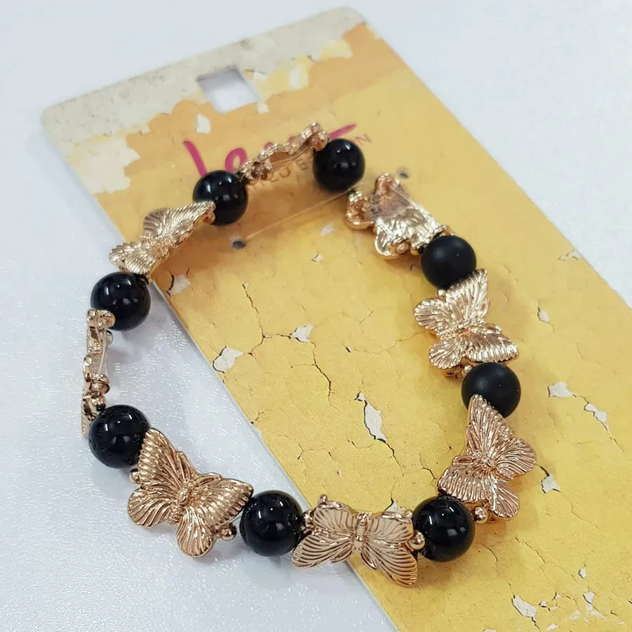 دستبند کشی پروانه طلایی