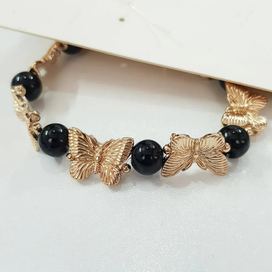 دستبند کشی پروانه طلایی