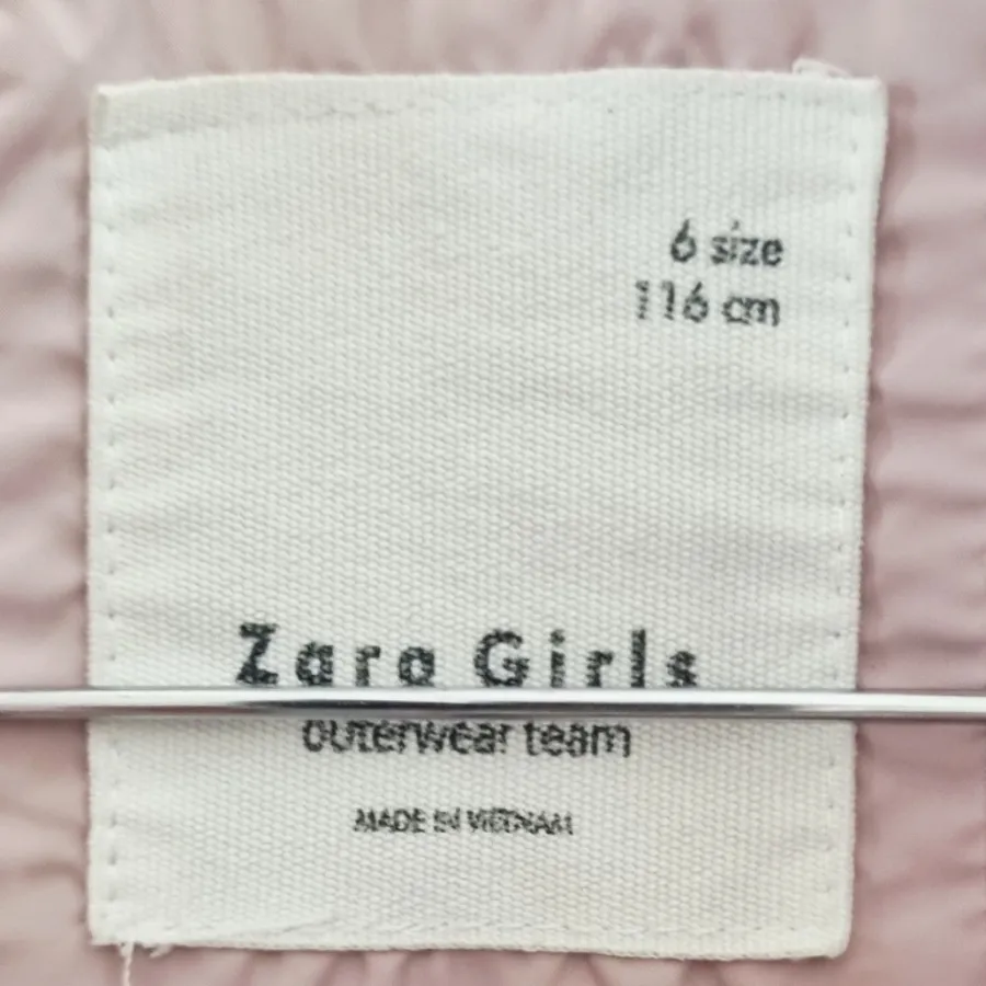 کاپشن صورتی دخترانه زارا