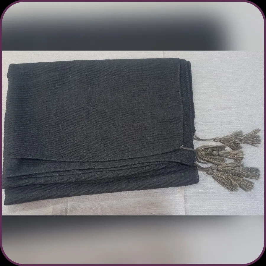 شال برشکا و ساده تک رنگ