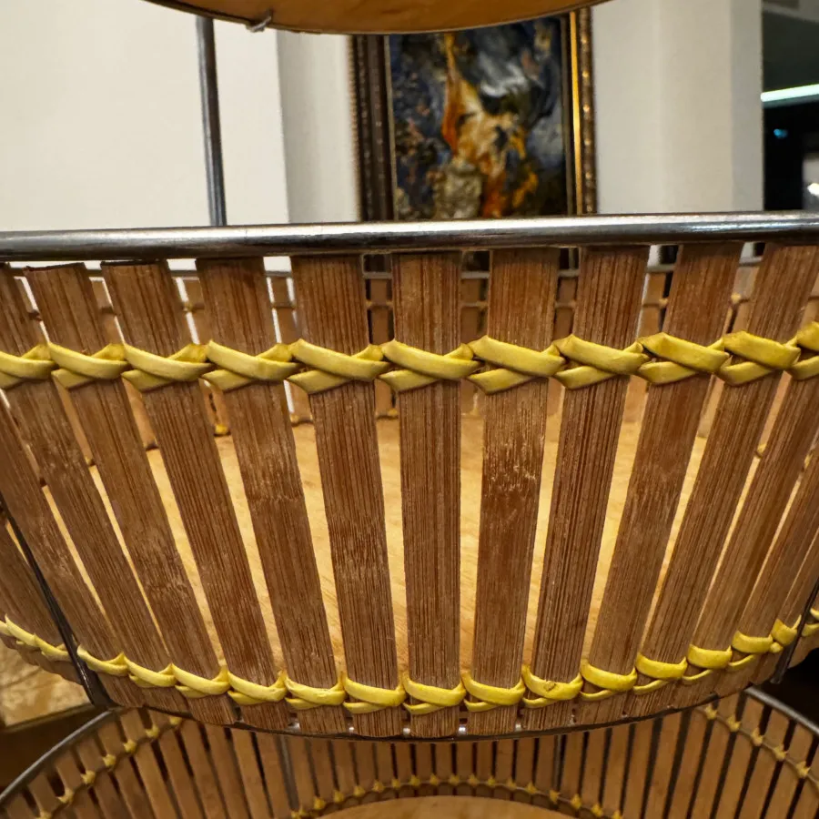 سه طبقه چوب بامبو