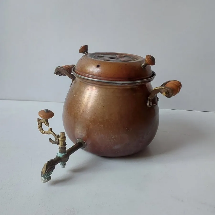 کتری مسی شیردار