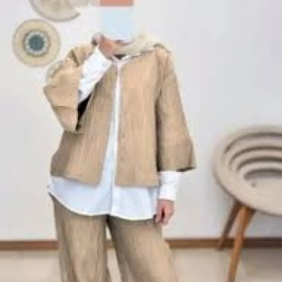 ست کرم پلیسه نخی نو