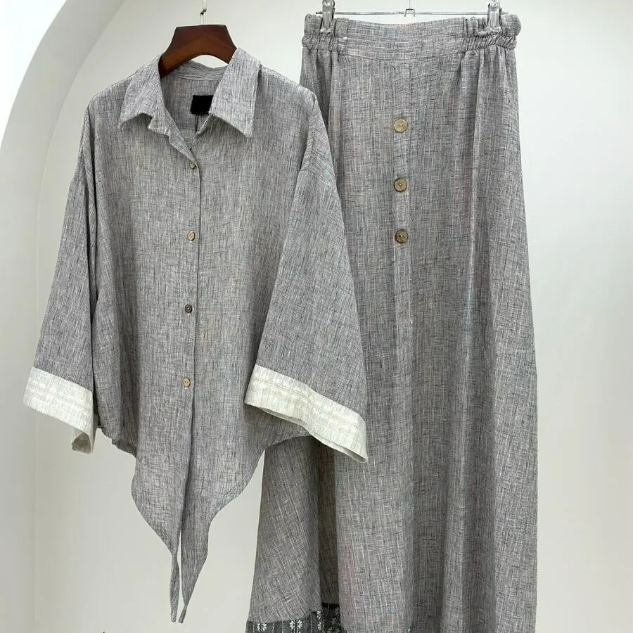 ست شومیز دامن نو گره دار