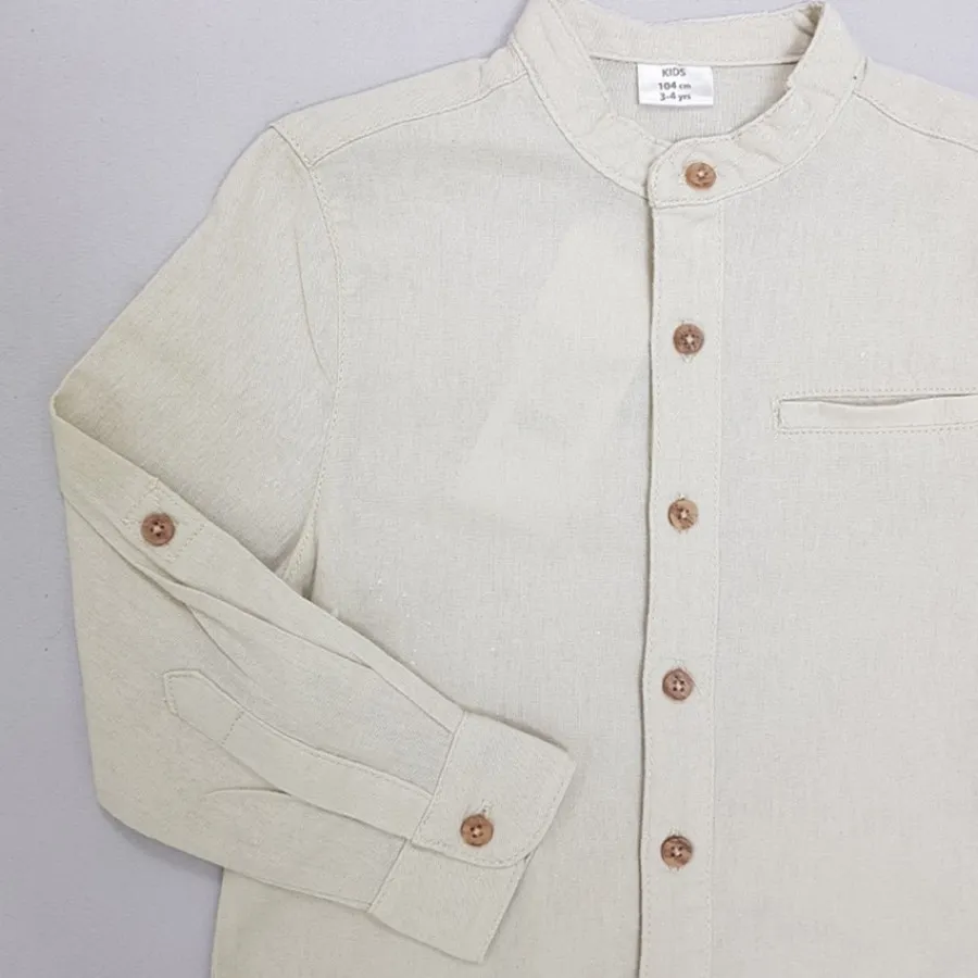 پیراهن لینن پسرانه