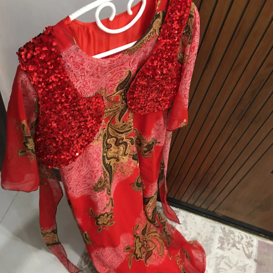 پیراهن کردی کوردی قرمز