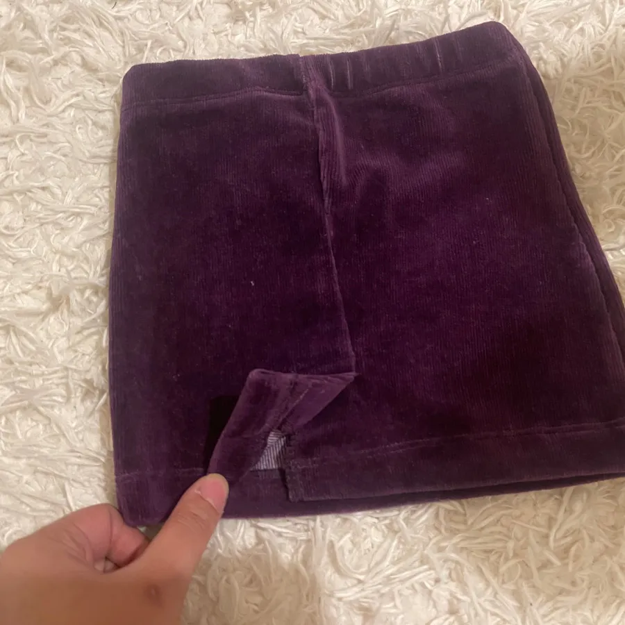 دامن مخمل کبریتی