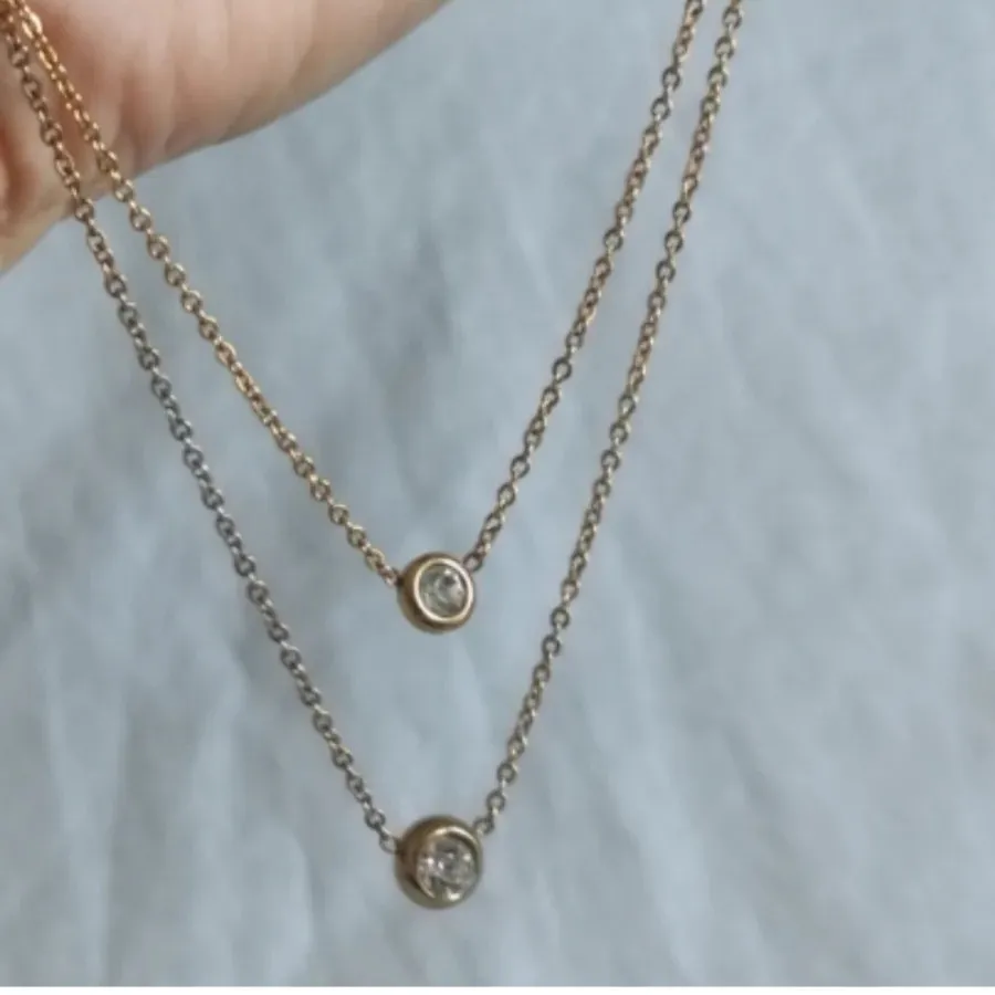 گردنبند دولاین رنگ ثابت