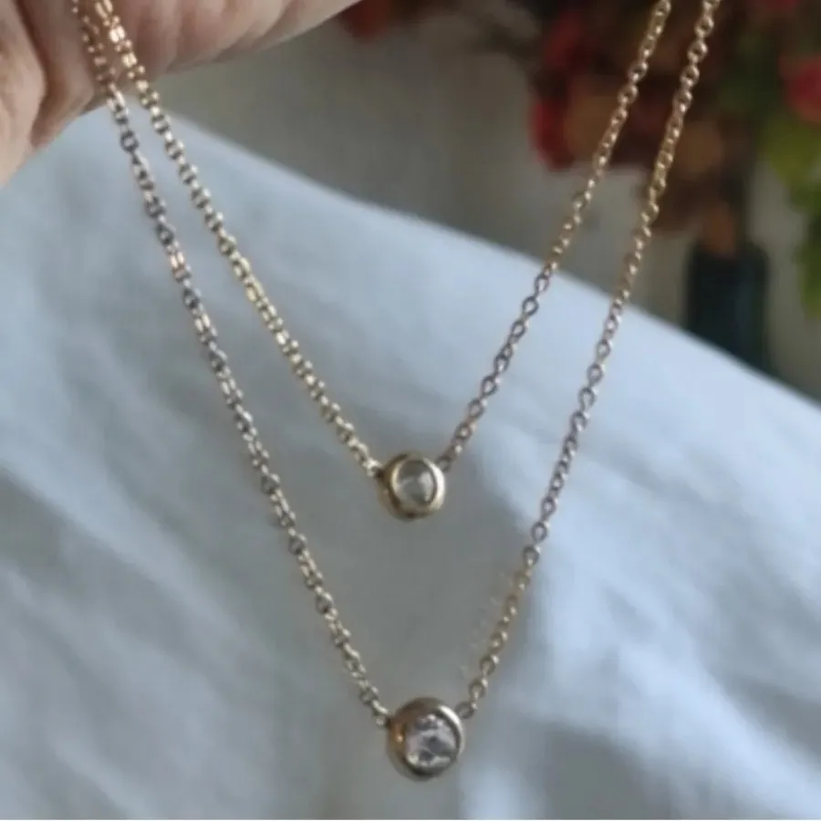 گردنبند دولاین رنگ ثابت