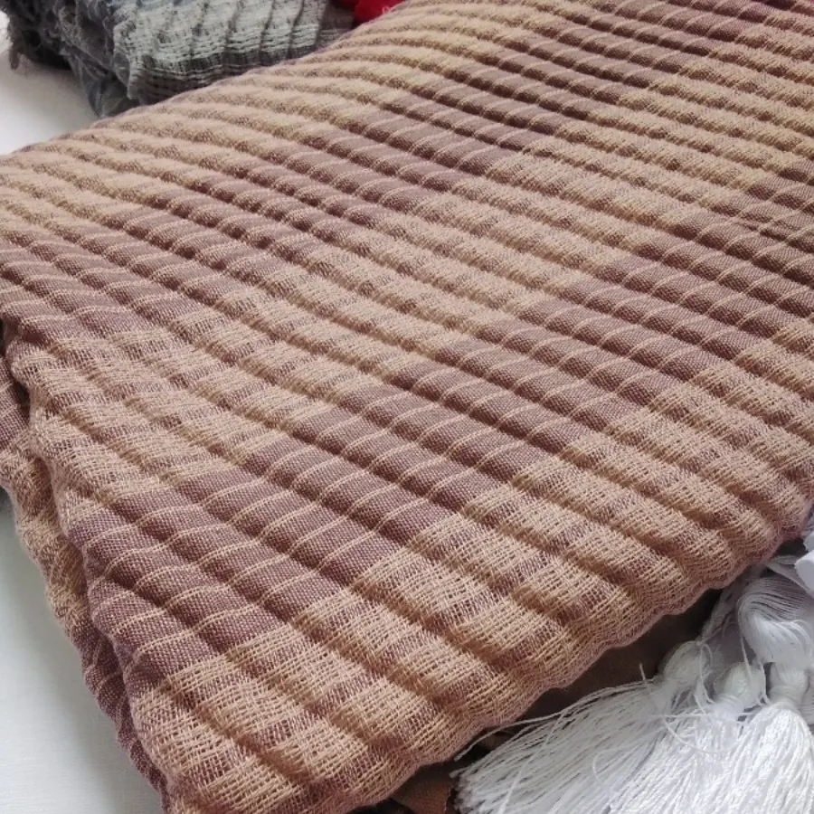 شال نخی پلیسه کالباسی