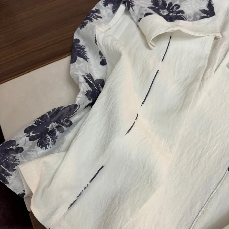 مانتو بلند سفید