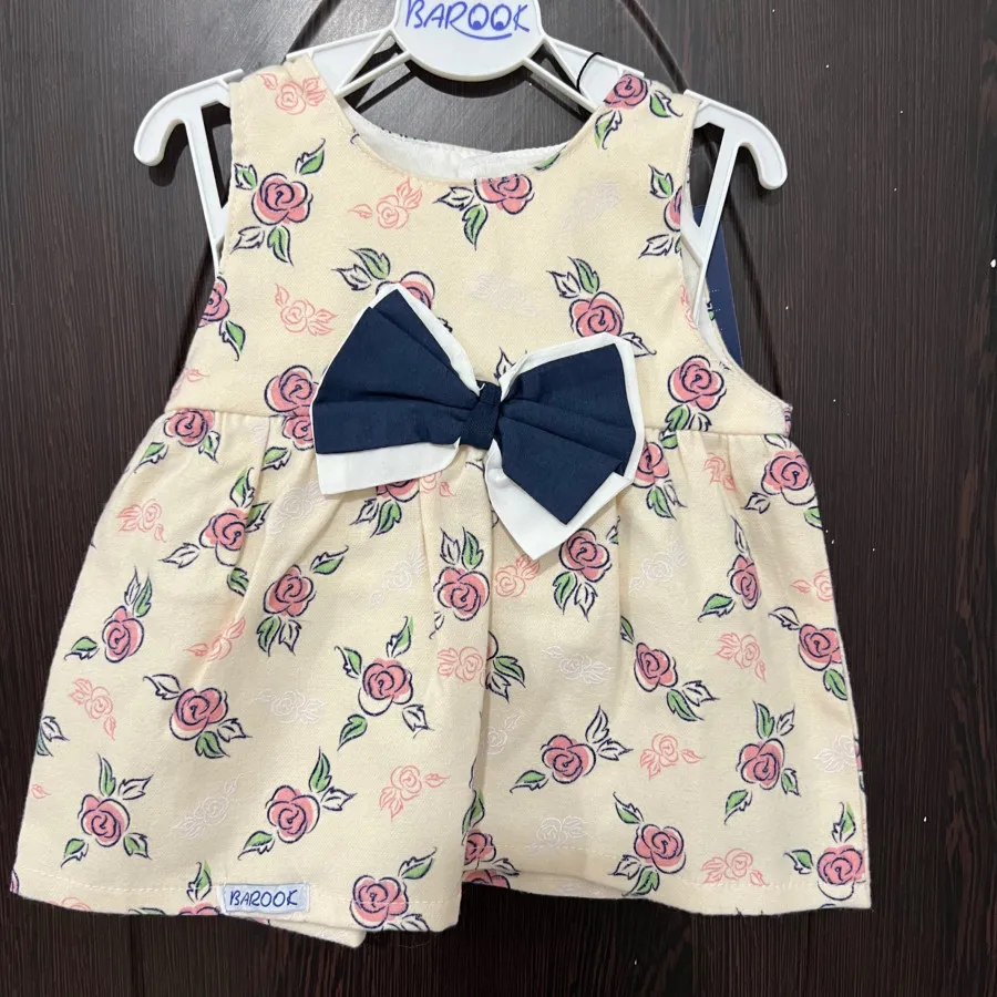 پیراهن نوزادی دو تیکه