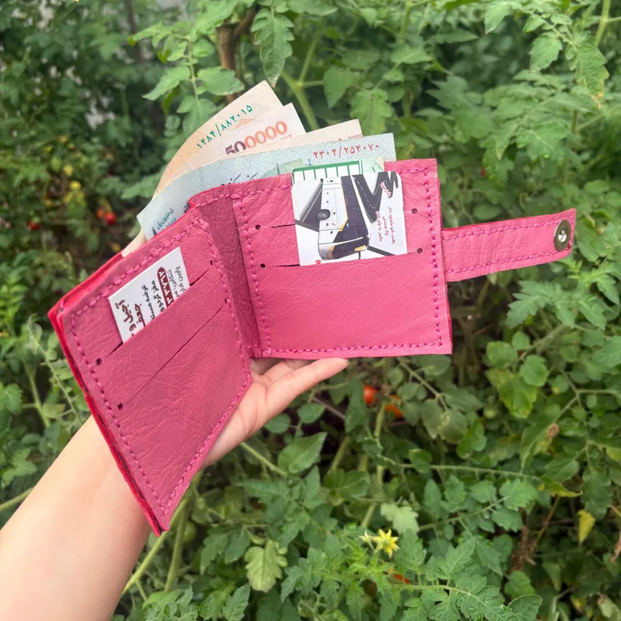 کیف پول چرم دست دوز