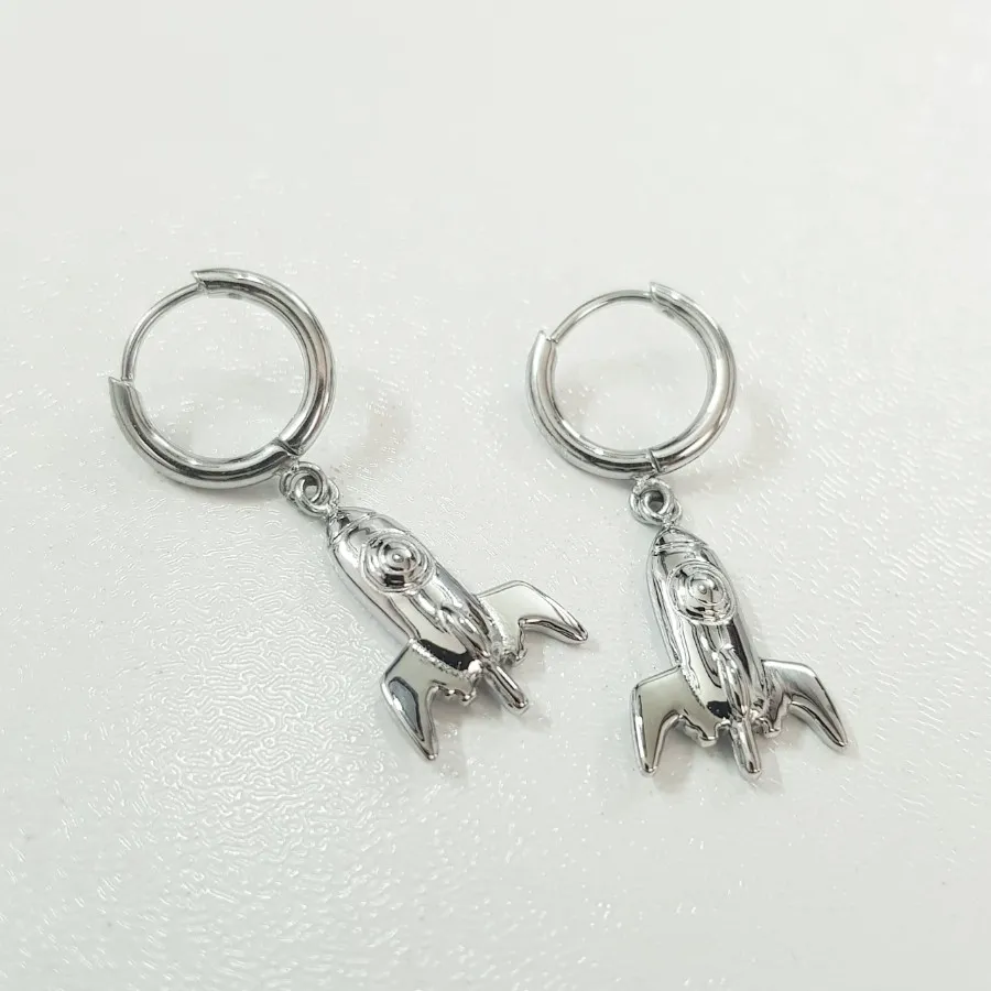 گوشواره قفلی استیل موشکی