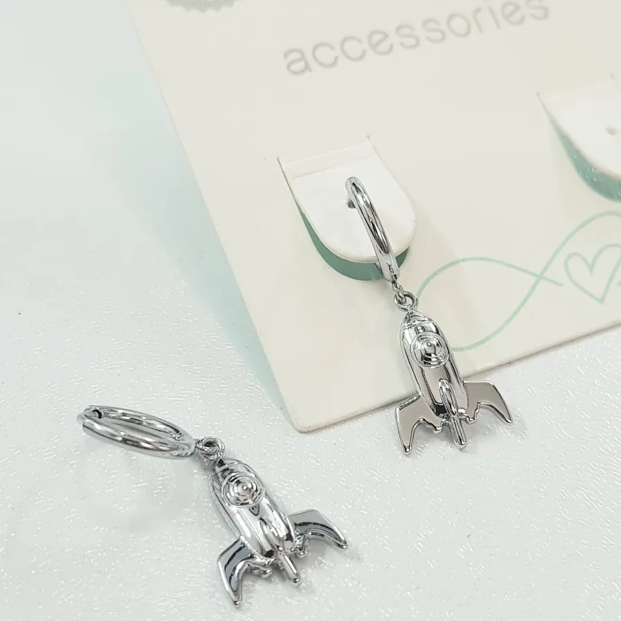 گوشواره قفلی استیل موشکی