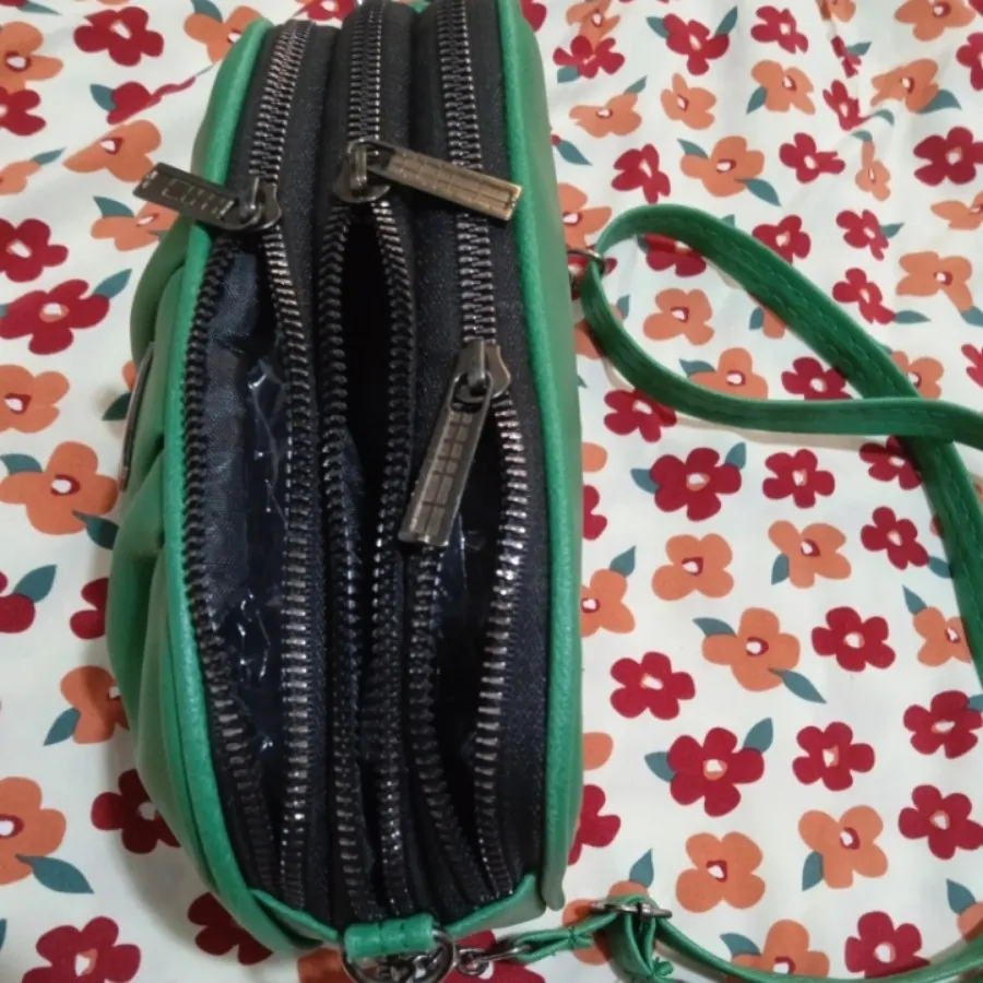 کیف چرم سه زیپ