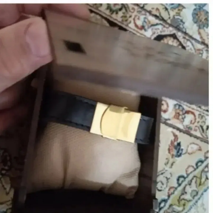 دستبند چرمی دوبل با جعبه