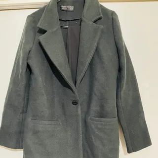 پالتو فوتر سبزیشمی تیره