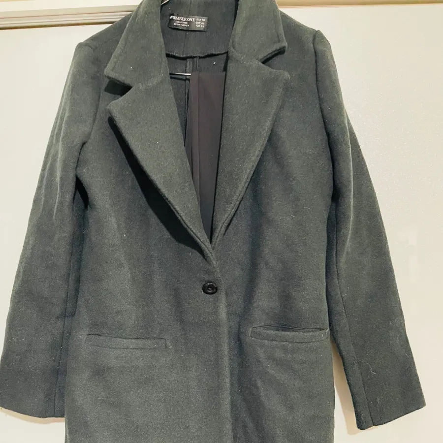 پالتو فوتر سبزیشمی تیره