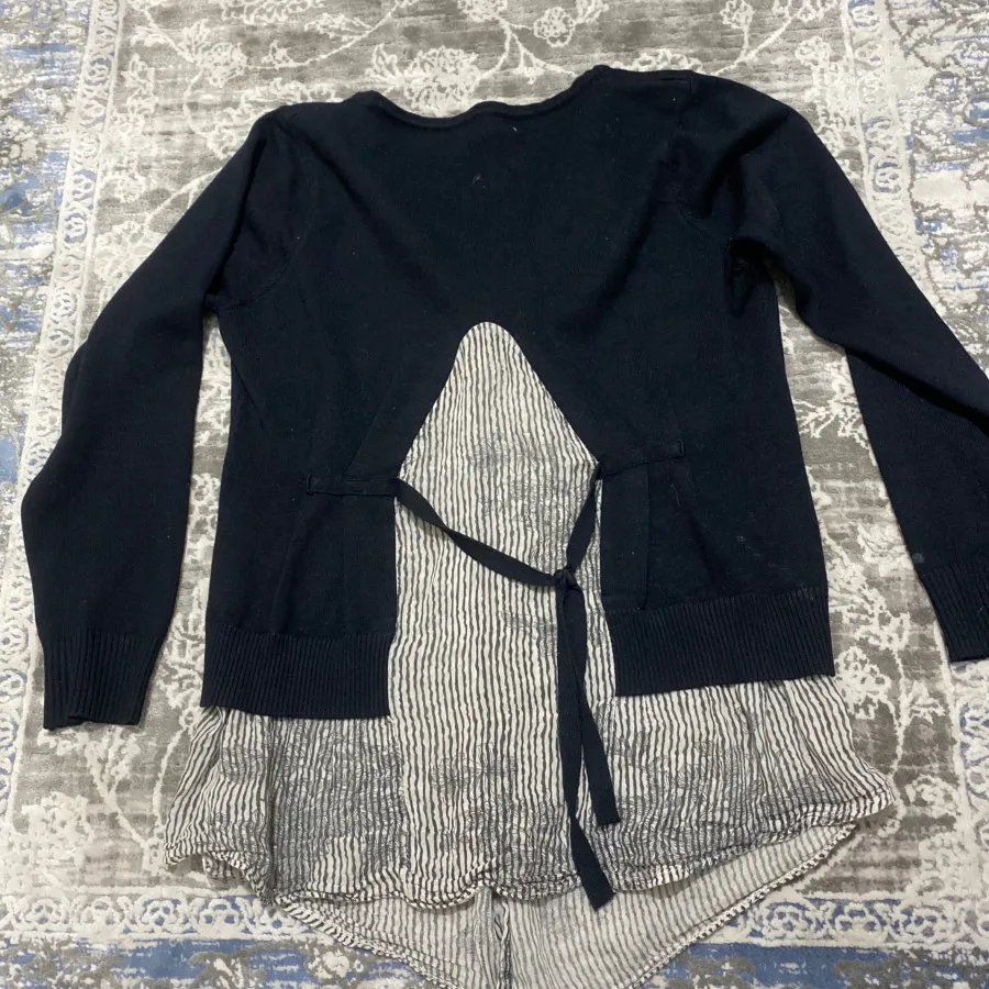 بلوز بافت پشت طرحدار