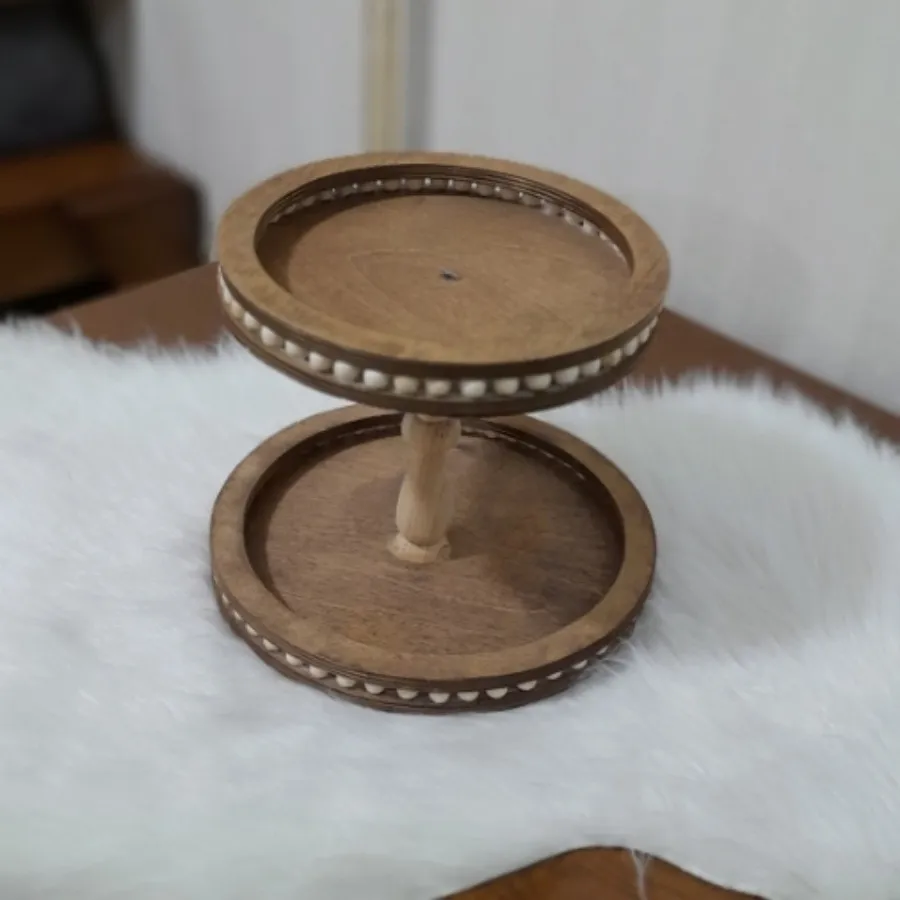 جاشیرینی دوطبقه چوبی