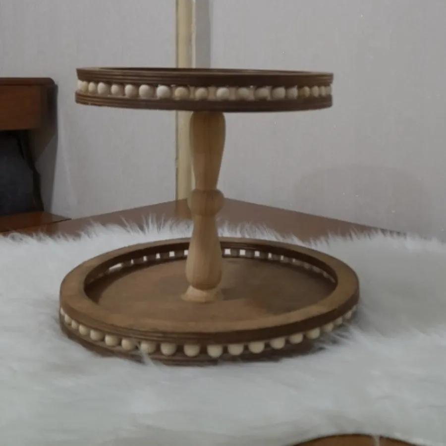 جاشیرینی دوطبقه چوبی