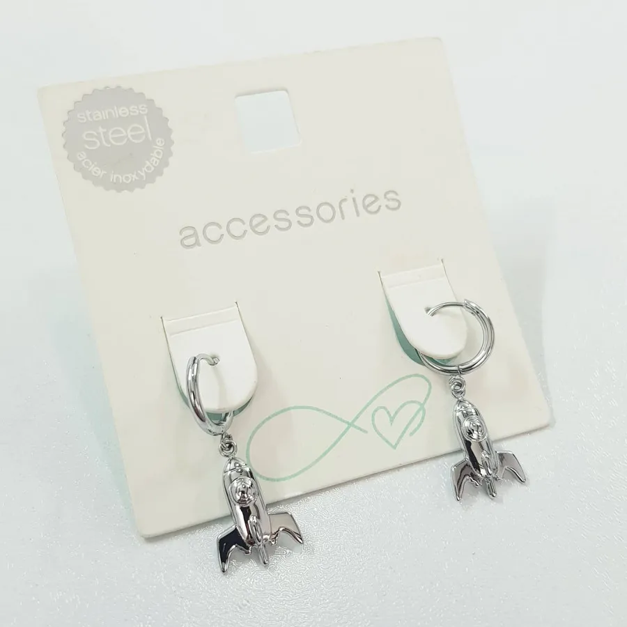 گوشواره استیل مدل جت