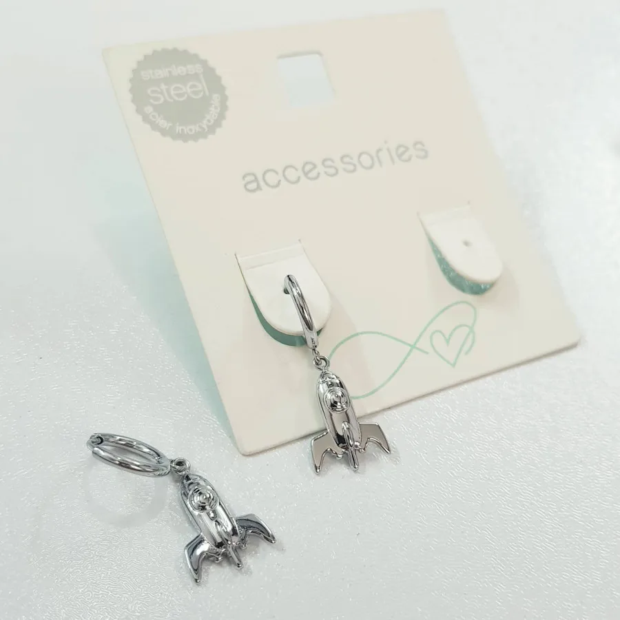 گوشواره استیل مدل جت