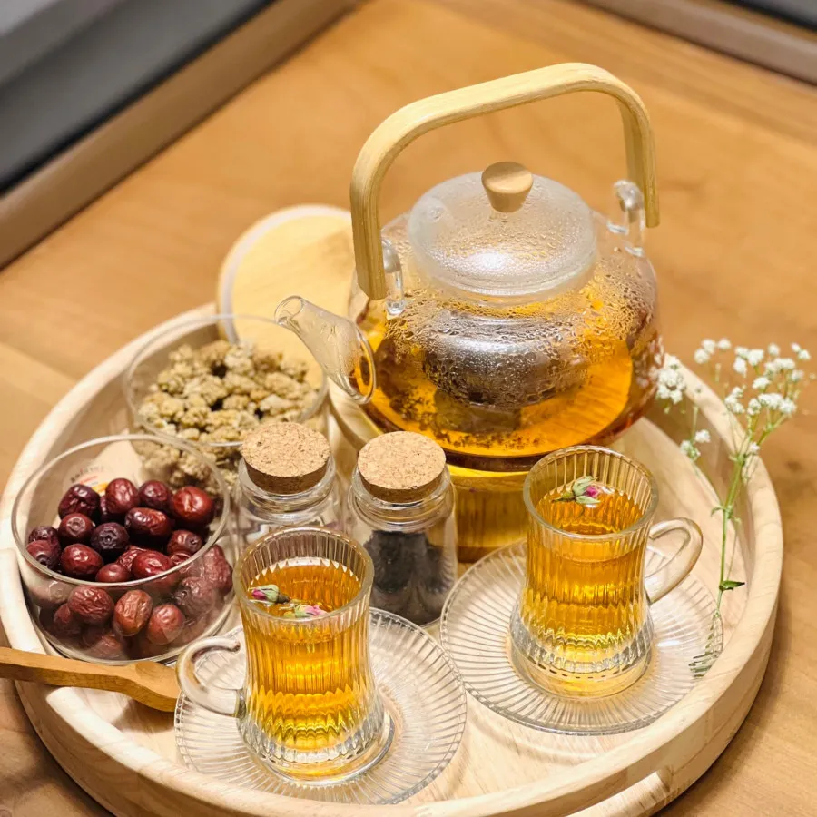 قوری دسته بامبو