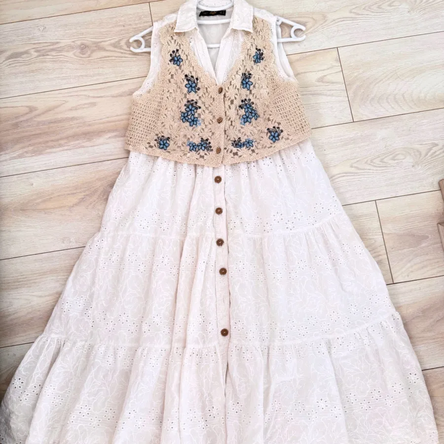 پیراهن خامه دوزی