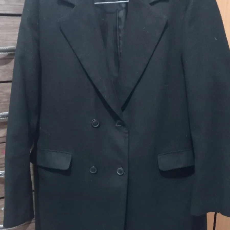 پالتو فوتر مشکی سایز 48