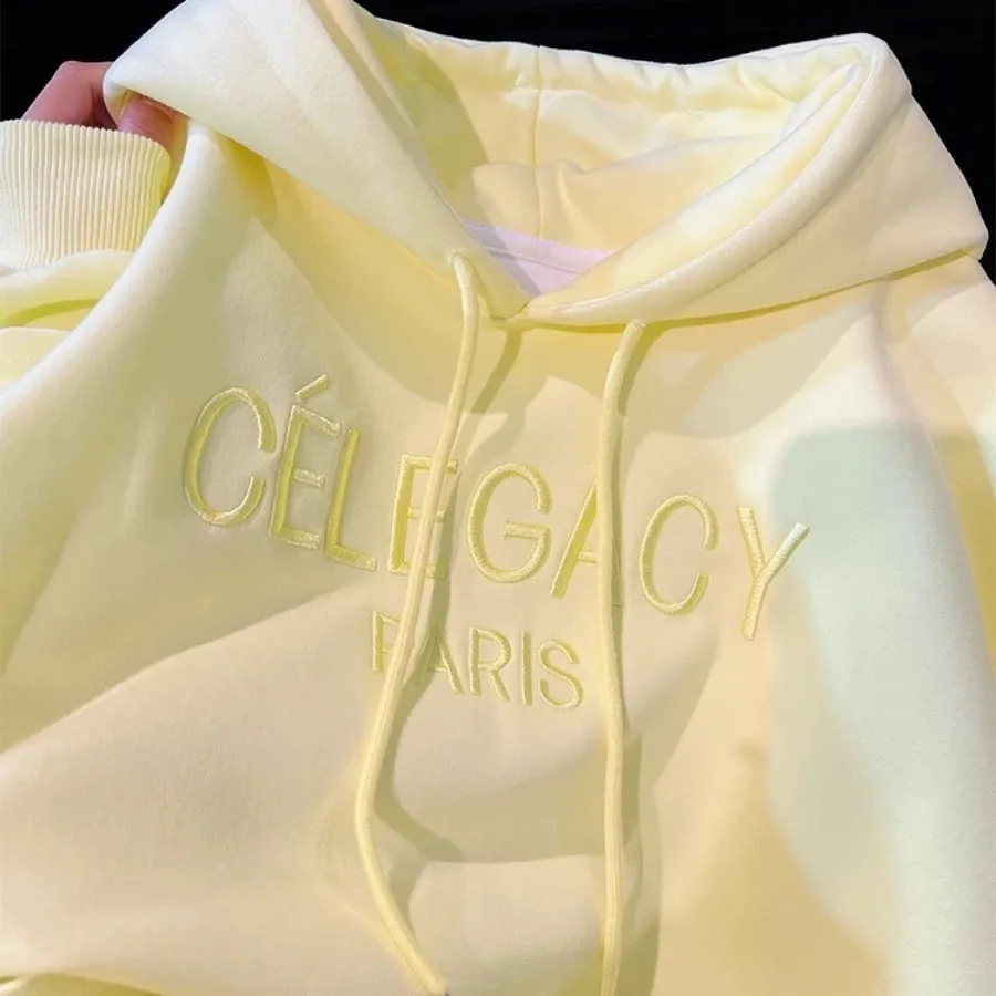 هودی زرد کره ای نوتگدار