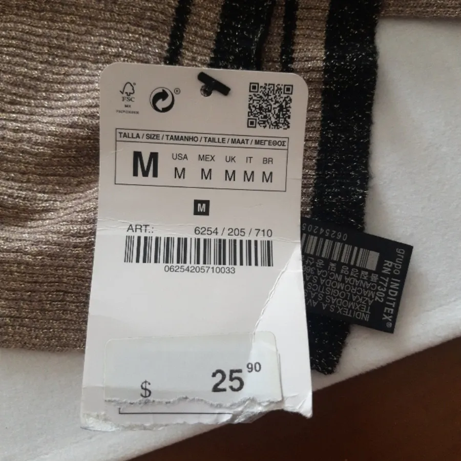 شال یا دستمال زارا