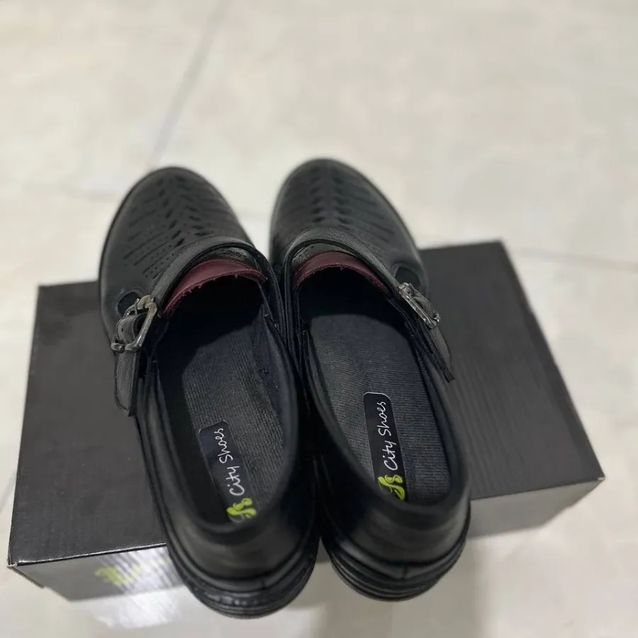 کفش طبی چرم سایز 39 نو