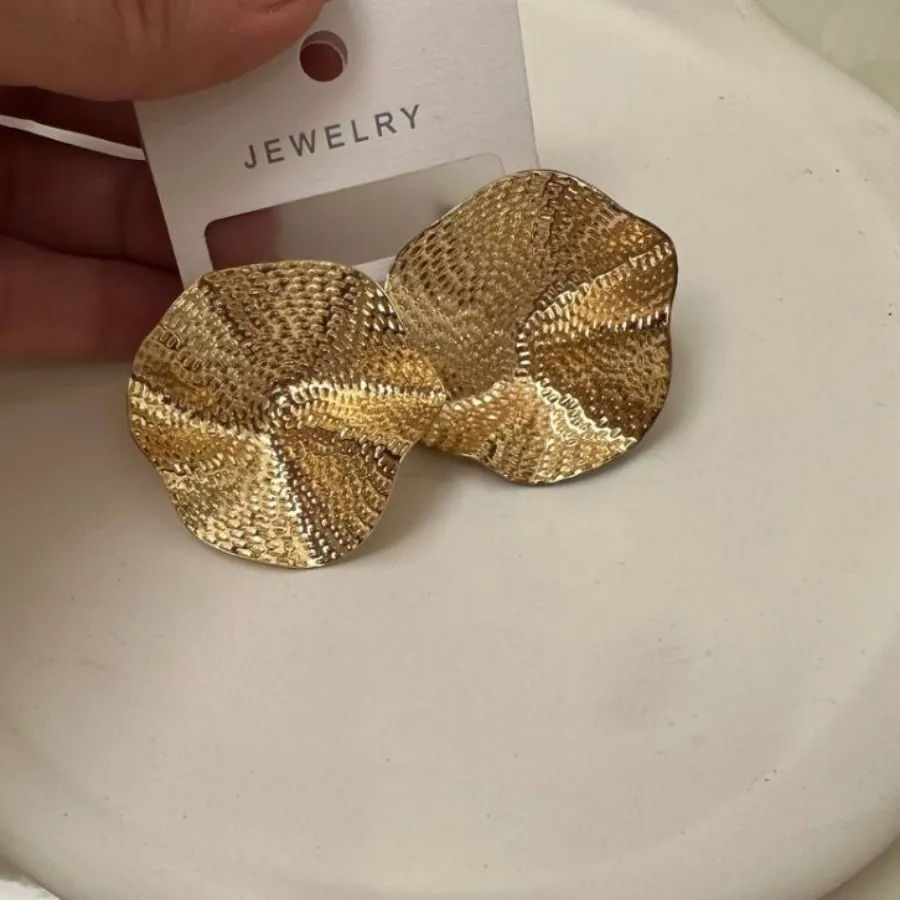 گوشواره استیل دفرمه ترندی