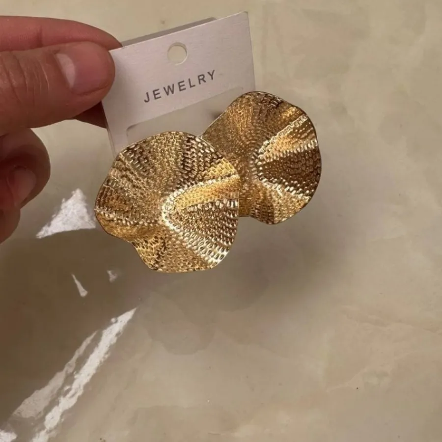 گوشواره استیل دفرمه ترندی