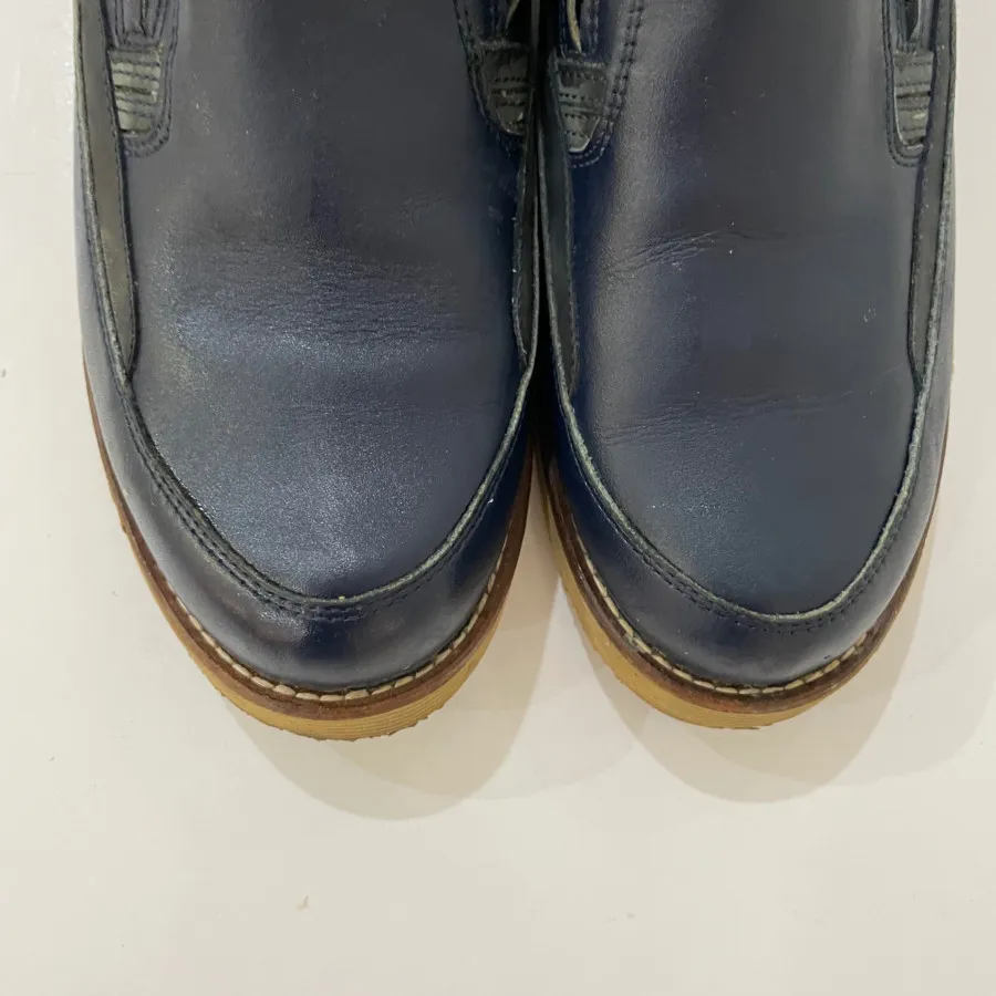 کفش چرم سرمه ای طبی 38