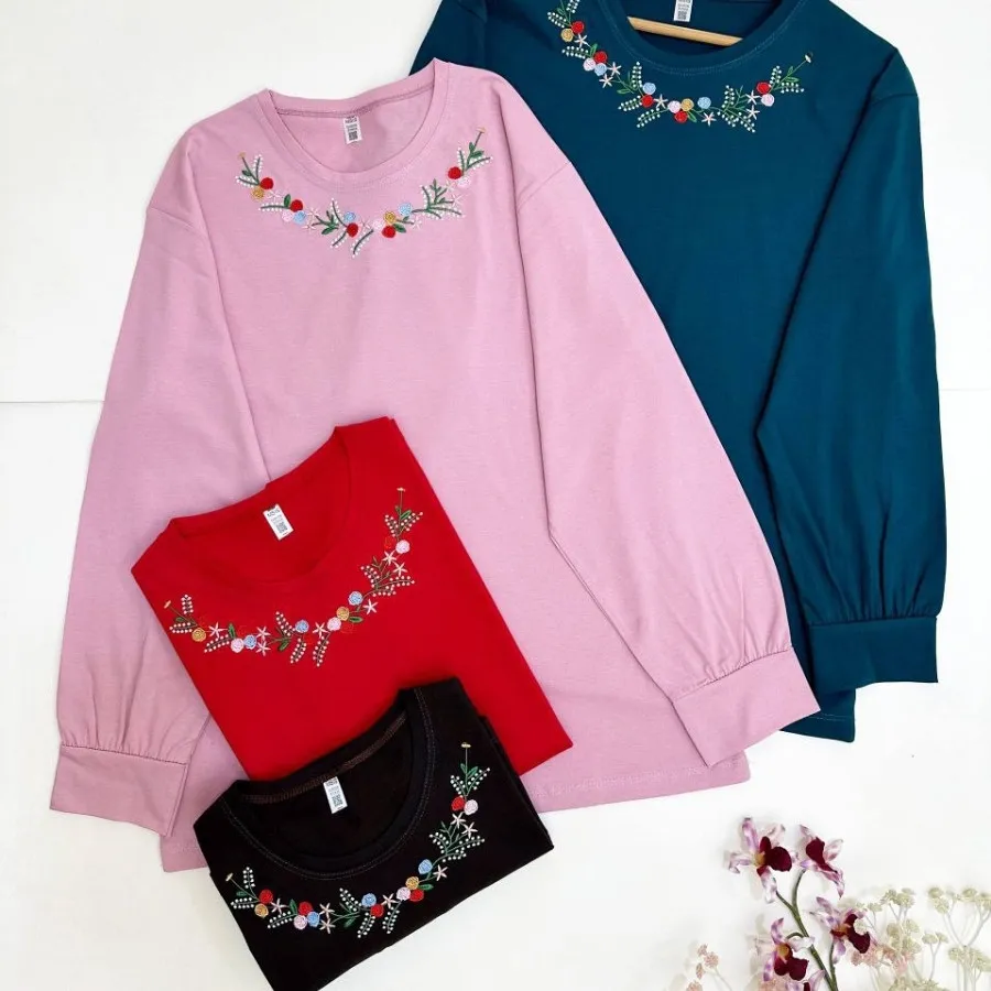 بلوز یلدایی گلدوزی