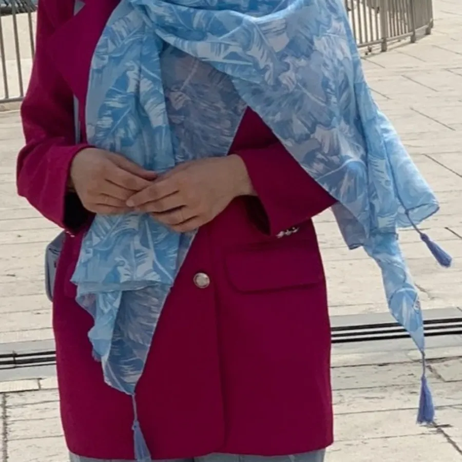 کت ژاکارد سرخابی نو