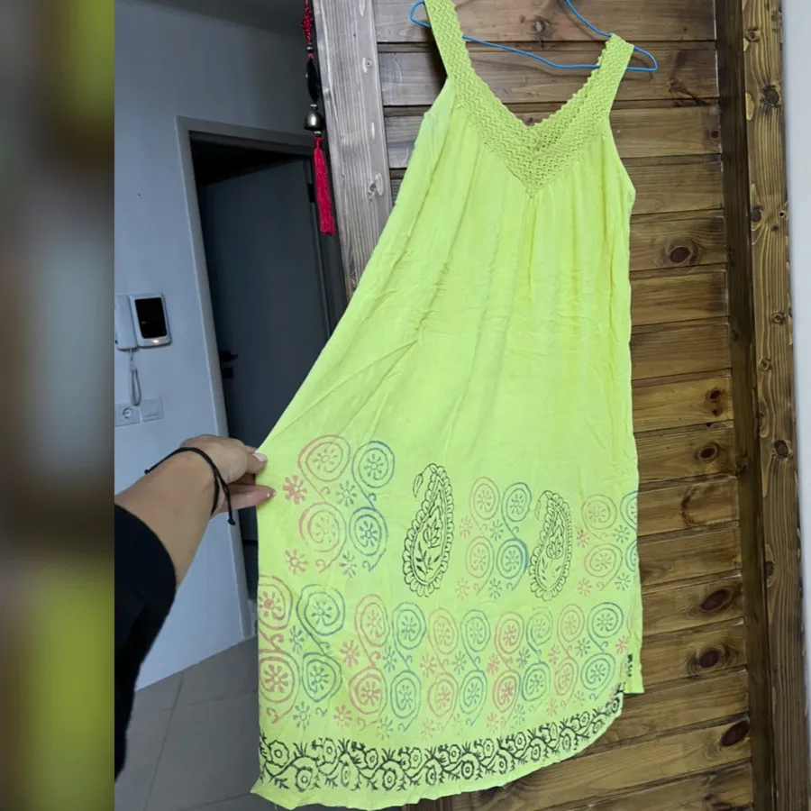 پیراهن نخی راحتی