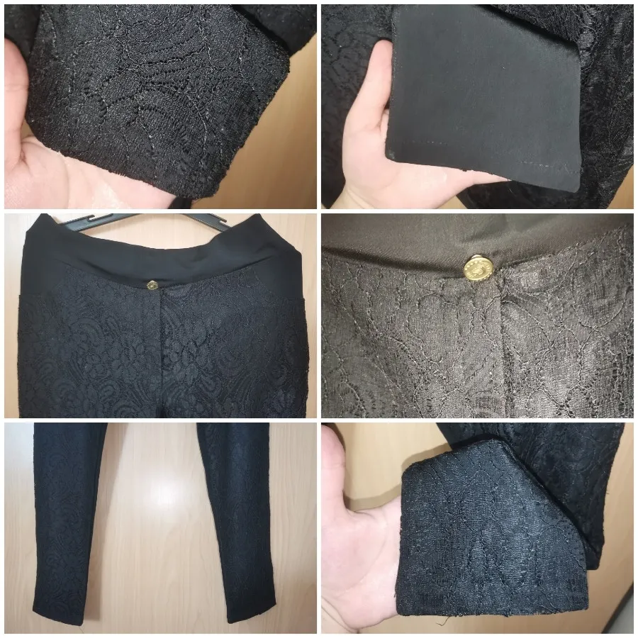 شلوار مجلسی گیپوری مشکی