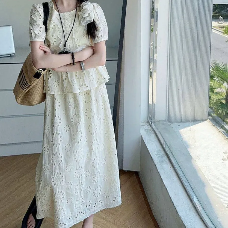 ست دوتیکه خامه دوزی