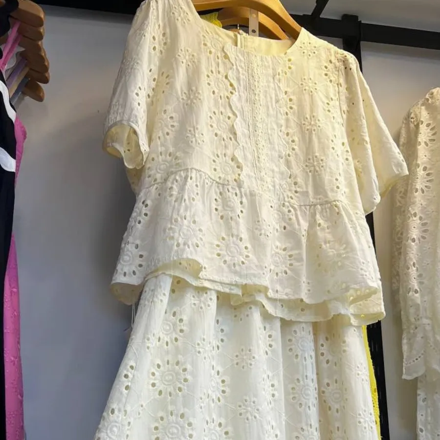 ست دوتیکه خامه دوزی