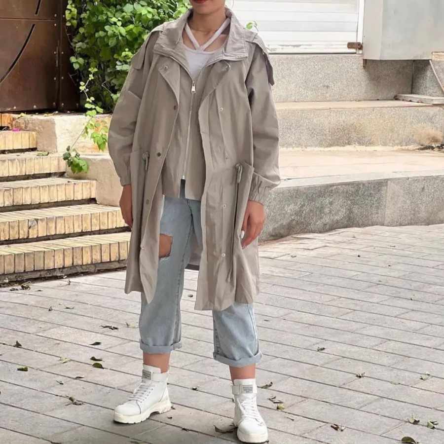 ترنچ کت بارانی کُره ای